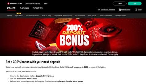 pokerstars 30 dollar bonus|Online Poker Deposit, Reload and Sign Up Bonuses .